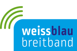 Logo von weissblau breitband